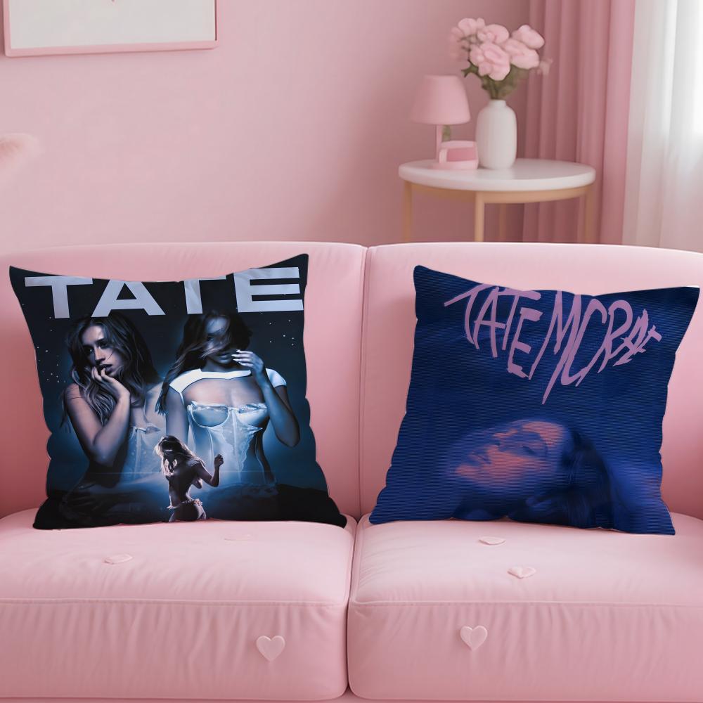 singer t-Tate McRae Cushion Cover Comfortable Reversible Pillow Cover Ideal for Car Sofa Bedroom & Beyond