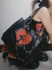 JIAERDI Y2k Grunge The Tote Bag Women Gothic Cross Pu Leather Chain Large Capacity Handbags Ladies Vintage Black Shoulder Bag