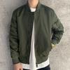 İlkbahar Sonbahar Yeni Moda Sert Adam Ceket İnce Bomber Ceket Erkek