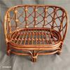 Retro Rattan Basket Chair Newborn Photo Props Infant Posing Bed Backdrops Baby Studio Photography Accessories For Boys Girls