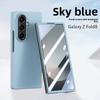 Skin Feel Phone Case for Samsung Z FOLD 8 7 FE 6 5 4 3 Fold7 Fold6 Fold5 Fold8 Wide With Screen Protective Cover Solid Color