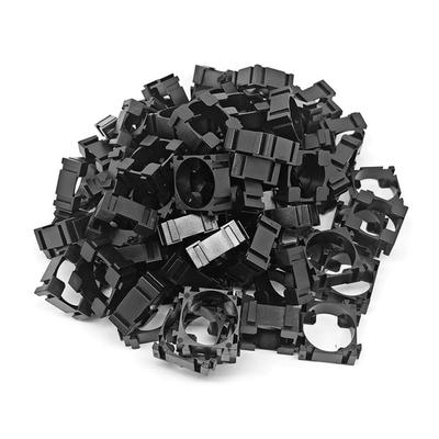 100Pcs 18650 Lithium Battery Pack Bracket Cell Spacer Double Battery Holder Bracket DIY Battery