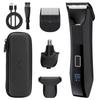 Body Hair Trimmer for Men 3-In-1 Pubic/Nose Hair Trimmer Foil Shaver Kit with LED Light 7200RPM