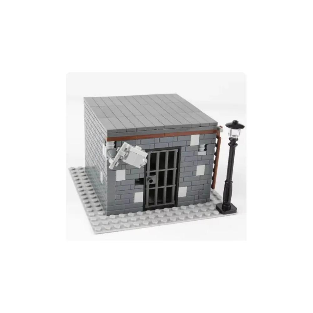 WWII Building Blocks Military Weapons Police Soldier Figure Accessories Model Brick Gun Cannon Launcher Bunker Outpost Toy X017