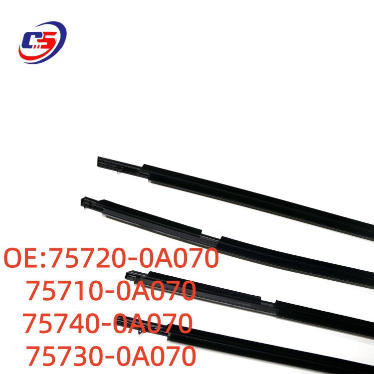Exterior Trim Car Window Seal Strip for 2022 Toyota Corolla Cross - 75710-0A070