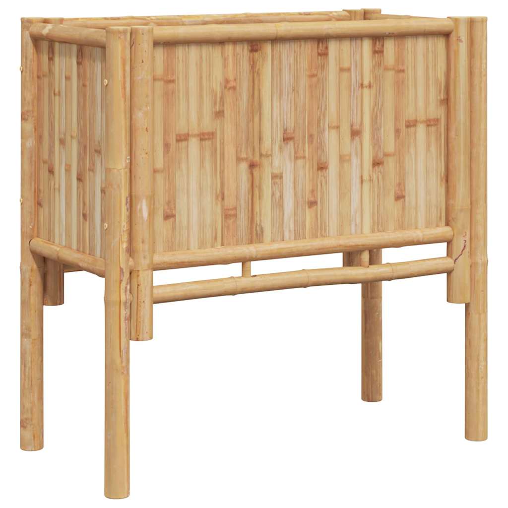 Raised Planter Brown 70 X 35 X 70 Cm Bamboo