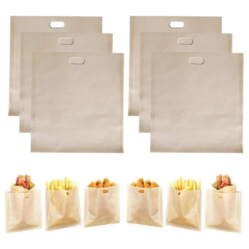 Kitchen Microwave Heating Bag With Nonstick Teflon Coating For Home Baking And Toasting