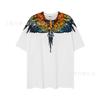 Summer Men's and Women's Same Fashion Trend T-shirt Personalized Trend Wing Printing Comfortable and Simple