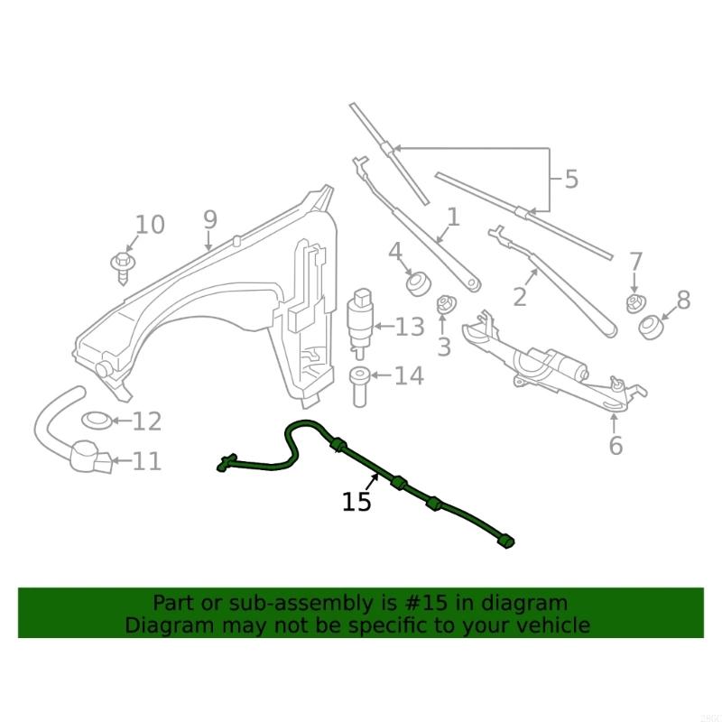 28GC Accuracy Engineered Car Window Cleaning Jet Nozzle 61667399024 for G01 G02 China Mainland