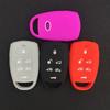 Silicone rubber Car Key Cover Case Holder Bag Shell Skin for Hyundai for Kia Sedona Mini Van 6 Buttons Smart Remote Key