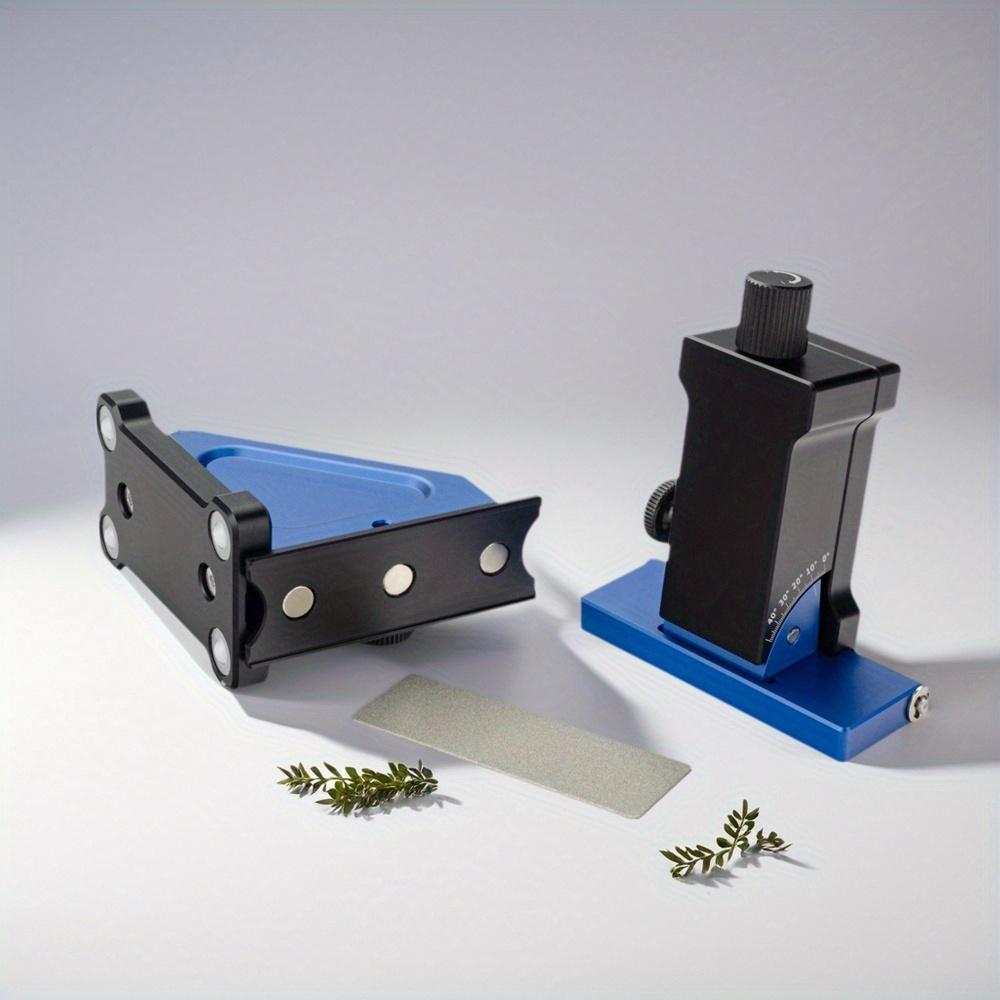 Kit Afilador de Cuchillos de Diamante 2025, Piedra de Afilar de Rodillo Magnético, Soporte, Mantiene las Hojas Afiladas por Años, Imprescindible en la Cocina