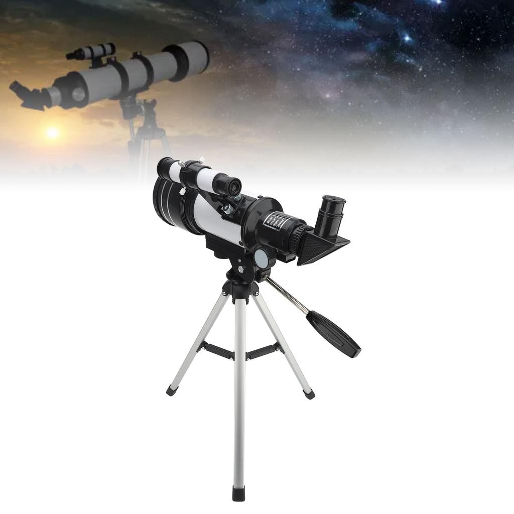 Telescope Entry Level Astronomical Telescope 70mm Aperture 300mm F Length Travel Telescope for Beginners Adults Travel Telescope