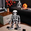 Niedliche Lustige Skelettpuppe Weißer Knochen Mumie Plüschtier Halloween Puppe Ornamente Puppe