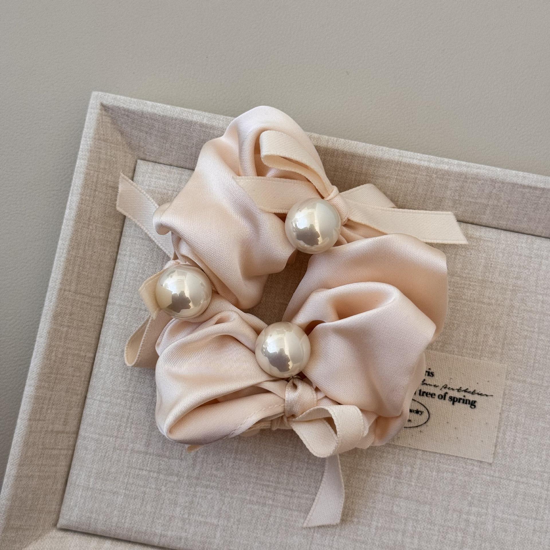 

Эластичные резинки для волос аксессуары для девочки женщины корейские большие скранчи резиновые резинки ведущая мода взрослые k-pop йога популярные жемчужные