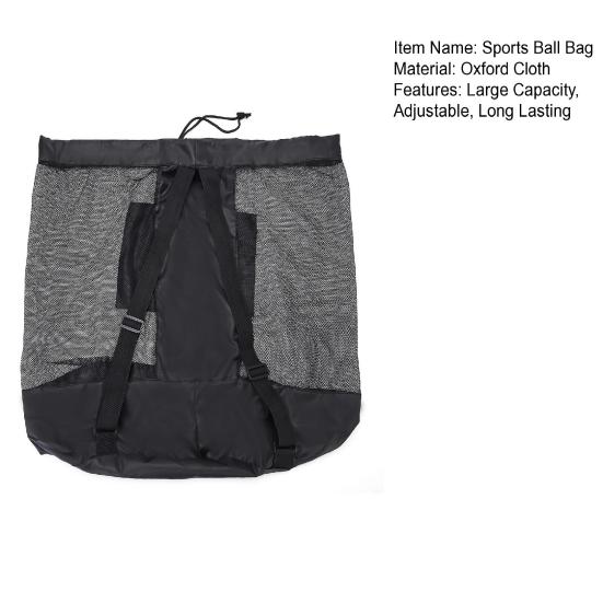 Taška na míče s nastavitelnou kapacitou ramenního popruhu Velká stahovací šňůrka na basketbal