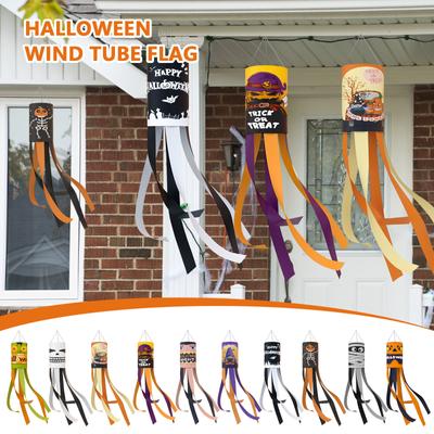 New Halloween Wind Flag Pendant Festival Yard Decoration Flag Party Wind Sock