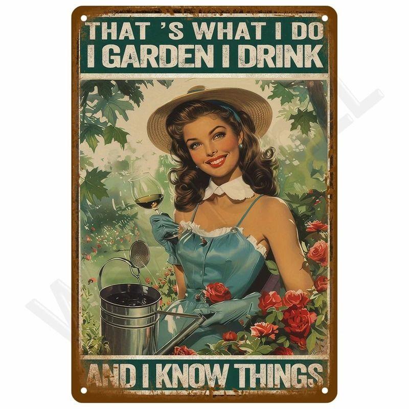Vintage Metal Sign Wall Decor Coffee Bar Kitchen Cafe