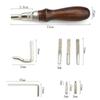 Sewing Tools Trimming Leather Stitching Leathercraft knife Cutting Device Cutting Kit Leather Tools