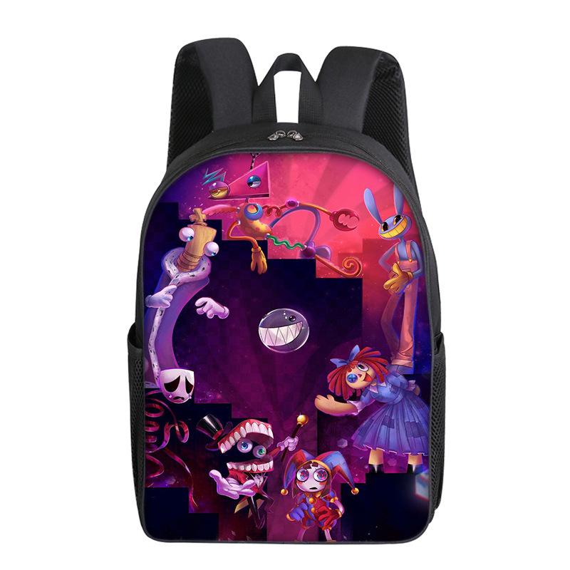 Magic Digital Circus The Amazing Digital Circus School Bag Primary School Students Single Layer Backpack