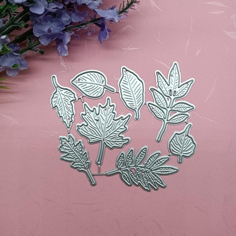 Flower Leaf Cutting Dies Carbon Steel Die Cut Templates for Card Making Scrapbooking Packaging Art Craft Embellishment