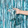 Exquisite 1x3 Meter Shimmering Rain Curtain Backdrop For Festive Party Decorations