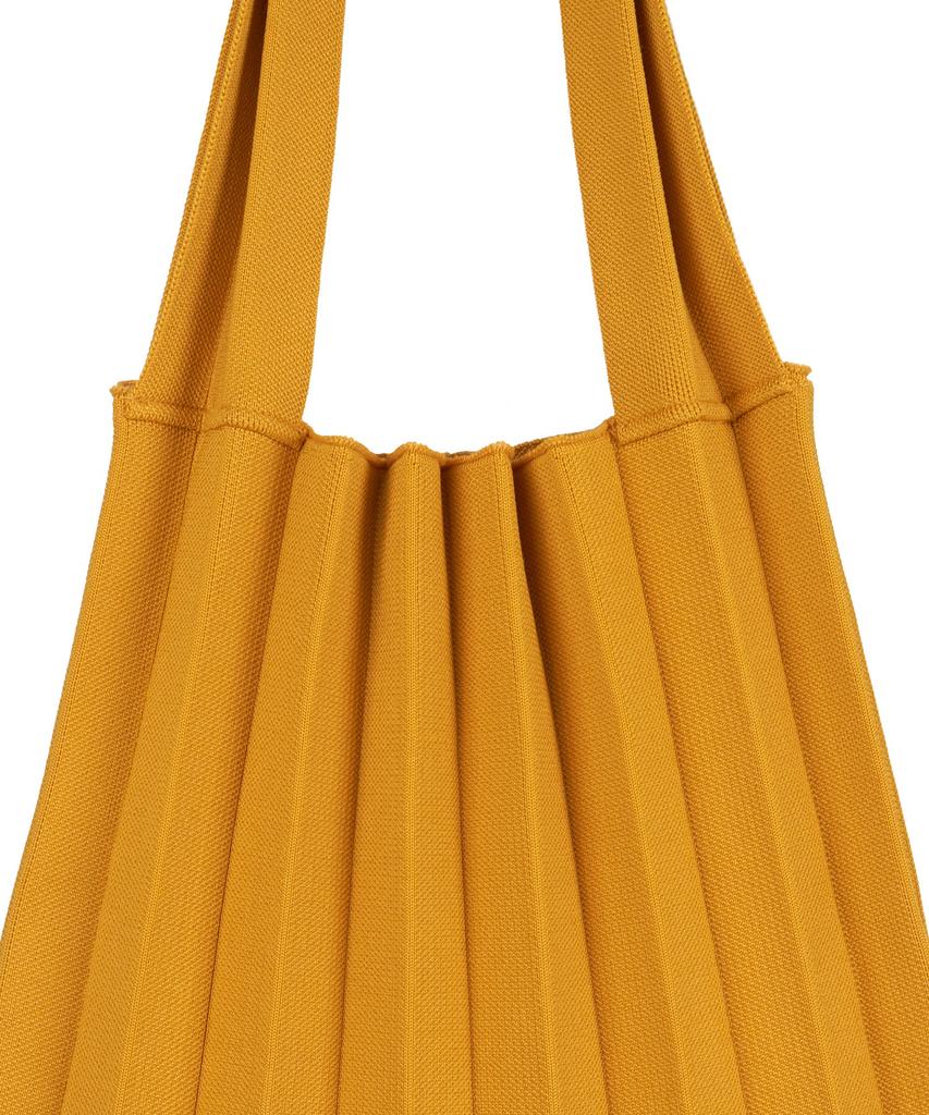 Pleatsmama Shoulder Bag Jacquard Mustard