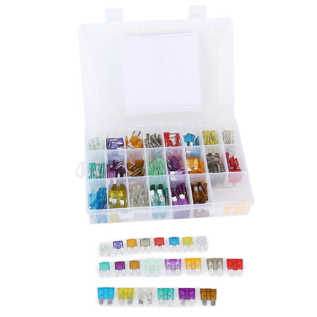 243Pcs Fuses Classification Kit CorrosionResistant Marine Automotive Replacement Accessories