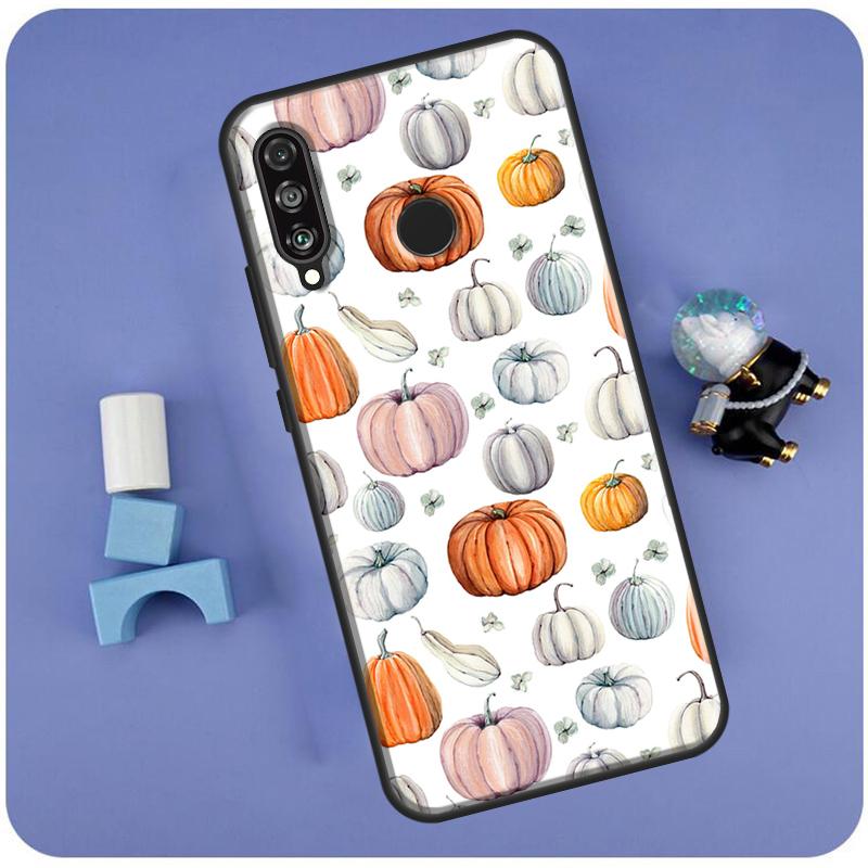 Herbstkürbisse Für Huawei Nova 11 Pro 9 10 SE 7i 8i 11i 12i Y60 Y61 Y70 Y72 Y73 Y90 Y91 P30 P40 Lite Hülle