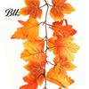 Weather Resistant Entryway Decoration 100/175/200CM Artificial Maple Leaf Garland, UV Faux Autumn Leaves Garland Rattan, Realistic Hanging Vine