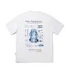 Li Ning Trendy Sports Series Printed Letter Crew Neck Comfortable Breathable Versatile Loose Short Sleeve T-Shirt Men Tops Standard-White AHSV545-2