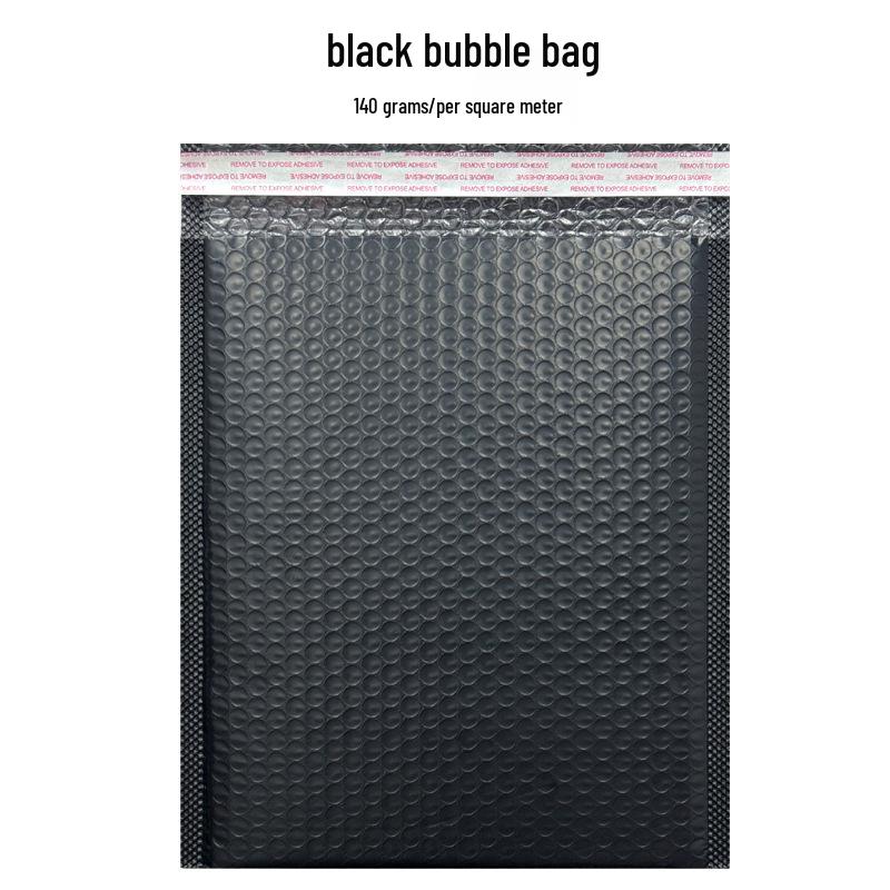 Black Long Bubble Self-Adhesive Clothing Bag with Thickened Co-Extruded Film Foam
