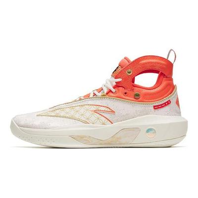 KT8 Shock Absorbing Non-Slip Wear-Resistant High-Top Basketball Shoes New Year Colorway Men Basketball Shoes Red White 112311101-3