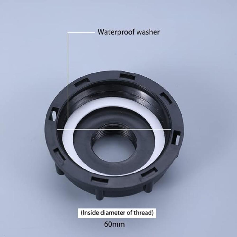 IBC Tank Adapter S60 X 1/2" 3/4' 1" 1.5 2" 63/75/80/100mm Thread Connector Ton Barrel Connect 1000 Liter IBC Tank Fitting