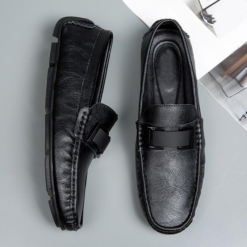 Модный стиль Мужские лоферы Дышащие Повседневные Прогулочные Балетки Легкая Мужская Обувь — фото 7