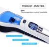 Hair Flat Iron LCD Hair Steam Straightener Brush Electric Dry & Wet Hair Iron Steam Straighten Comb Styling Tool AVE