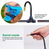 Micro Irrigation Sprinkler Parts Misting Nozzle 360° Bendable Brass Spray Head for Irrigation Patio Greenhouse Humidification