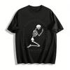 Forgiveness Compassion Healing Skeleton Pray Graphic Tee Pure Cotton T-shirt