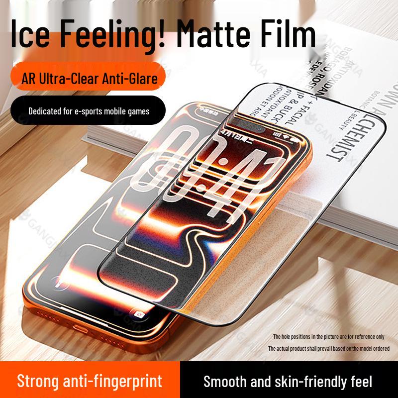 Frosted Tempered AR Anti-Reflective Film for iPhone 17 Pro Max