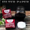 100Pcs Round Coffee Filter Paper Moka Pot Coffee Maker Filter Tools No.3 /No.6