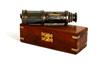 Marine Telescope Nautical Antique Solid Brass Pirate Spyglass 16 Inch Wooden Box