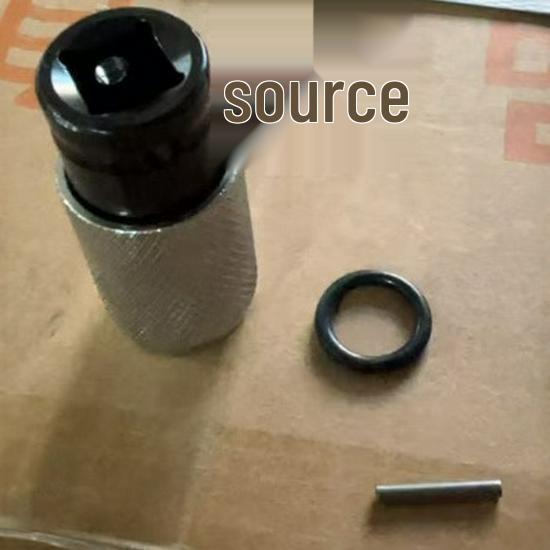 Electric Wrench To Impact Drill Adapter, 4-Hole 1/2 Head Conversion for Electric Hammer