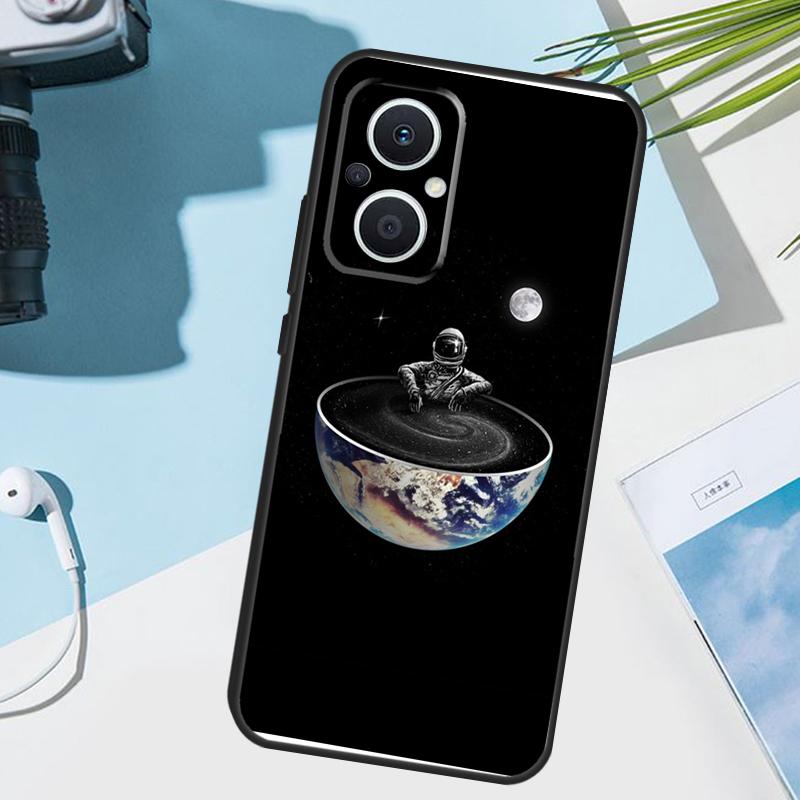 Planet Astronaut Cover For OPPO Reno 12F 11F 13F 14F 8T 7 8 Lite 10 11 12 13 14 OPPO Find X9 X8 X6 X5 Pro Case