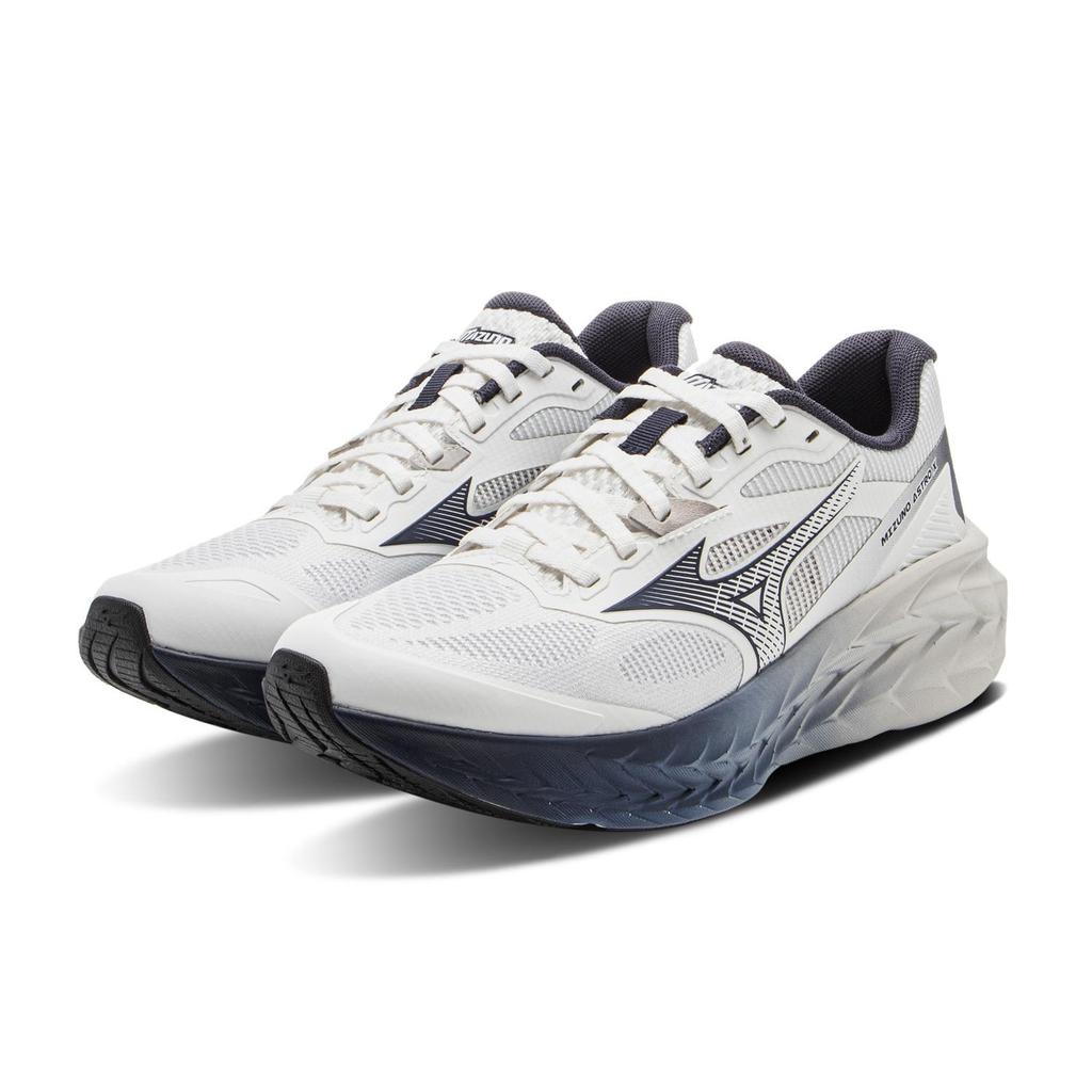 Mizuno Wave Rider 28 White Mugen Blue Unisex Running Shoes D1GH250505