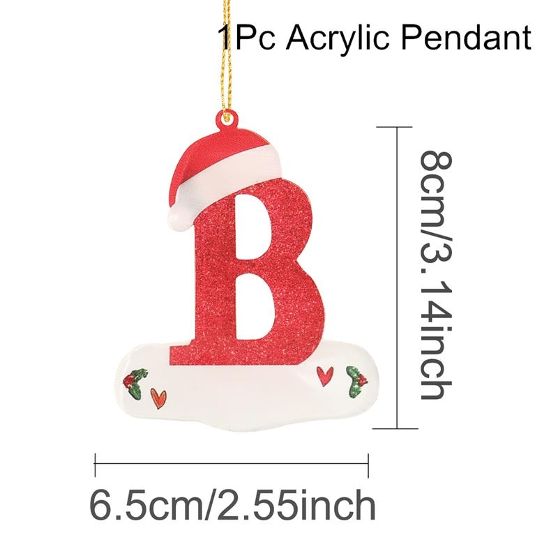 Christmas Acrylic Letter Pendant 2026 Merry Cristmas Decoration for Home Xmas Tree Hanging Ornaments Navidad Natal New Year 2026