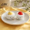 Sensory Stress Ball Yolk Rice Squeeze Toy, Smiling Cartoon Dumpling Toy Relief Slow Rebound Fake Food Portable Reliever
