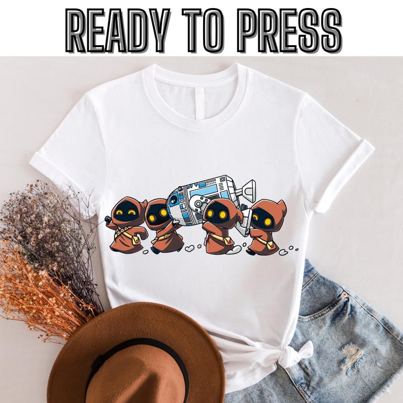 Star Wars Jawa Funny Shirt, Jawa Droid Repair Graphic Dtf, Galaxy s Edge Dtf, Disneyland WDW Family Matching Shirts, Ready to press 100