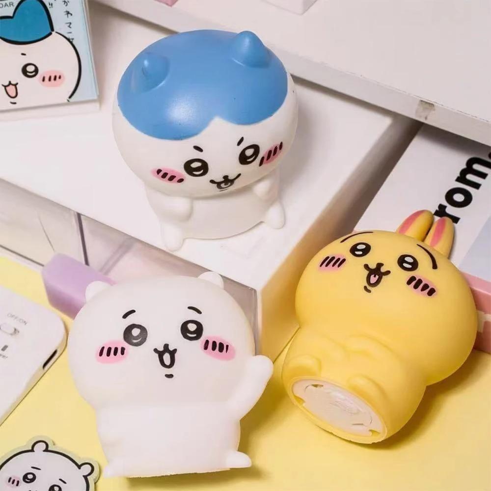 Chiikawa Anime LED Night Light Hachiware Usagi Rabbit Lamp Bedroom Desktop Decor Birthday Gift for Children Best Gift Toy