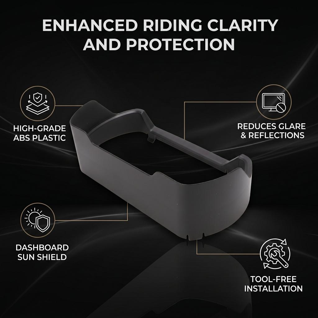 Instrument Hat Sun Visor Meter Frame Cover Replacement for Ryker 600 900 Rally Edition Sport ACE 2019 2025