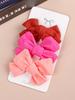 3pcs Fabric Hair Bows Hair Clips For Baby Girls 3inch Hair Bows Hairpins Barrettes Headwear Kids Children Hair Acesssories