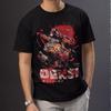 Camiseta Denji Chainsaw Man Anime Negra Unisex Manga Graphic Tee